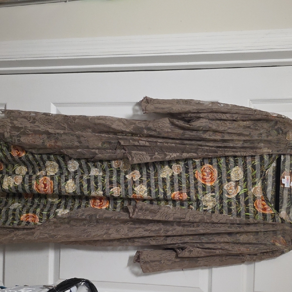 LuLaRoe Multicolor Floral Kimono